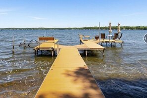 Private Dock with patio area