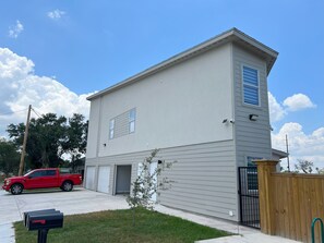 Unit 3 Garage is the one on the far right of the building