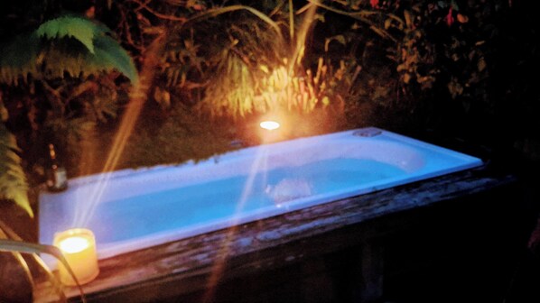 Outdoor bath ... bliss