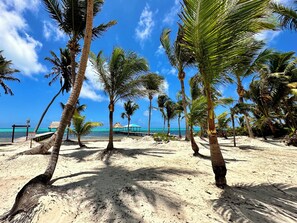 Step outside your suite into a tropical paradise.