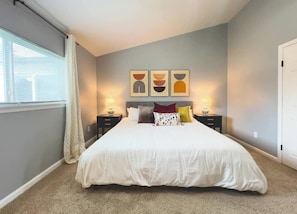 Master Bedroom with en-suite bathroom and walk -in closet
