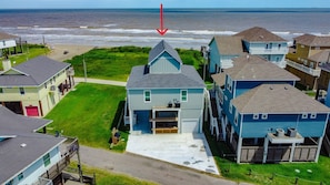 Aerial View to Beach