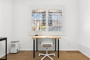 Those needing to work or study during their stay can make use of a dedicated office. 
