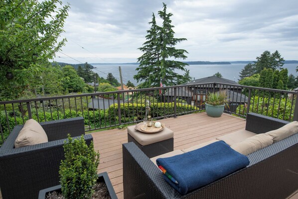 The view from the main deck