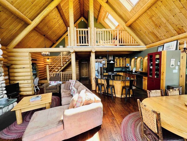 Enjoy and relax in our open living space on the main floor

