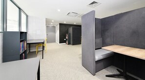 Sala de estar en el lobby