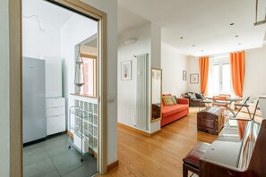 Kitchen, Living Room