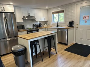 Open concept kitchen 