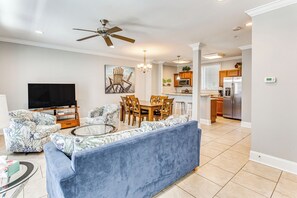 Living Room | 2nd Floor | Smart TV | Queen Sleeper Sofa