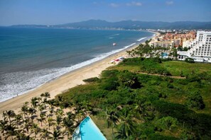 Extensive sandy beach