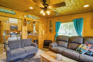 Living Room | 1st Floor | Split A/C System | Propane Heat
