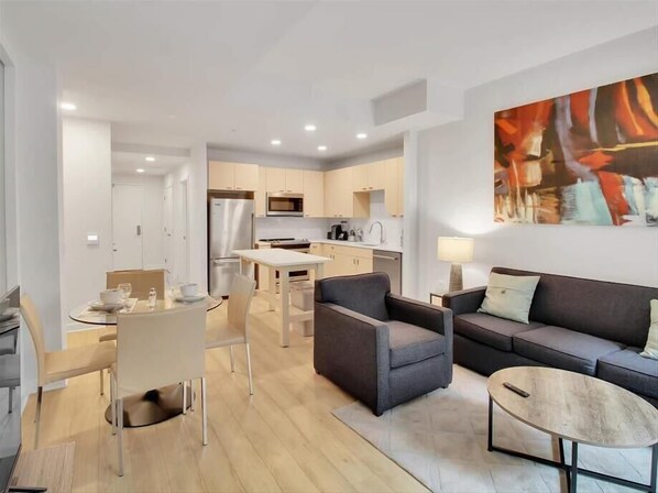 Navy Yard Washington 1 Bedroom Living Room