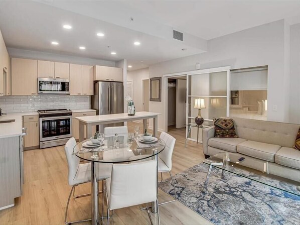 Navy Yard Washington 1 Bedroom Living Room