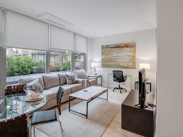 Navy Yard Washington 1 Bedroom Living Room