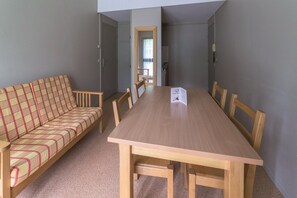 Reconnect with loved ones over a meal at the dining table.