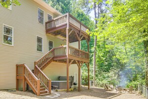 Exterior | 2-Level Home | Bedroom/Full Bathroom on 1st Floor