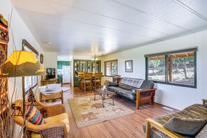 Living Space | Window A/C Units | TV | Electric Heat