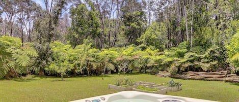 Volcano Vacation Rental | 1BR | 1BA | 530 Sq Ft | Steps Required