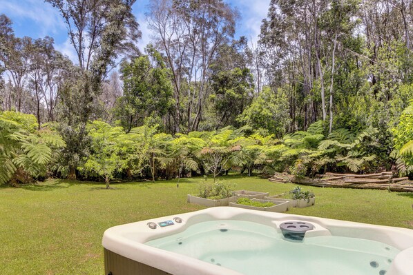 Volcano Vacation Rental | 1BR | 1BA | 530 Sq Ft | Steps Required