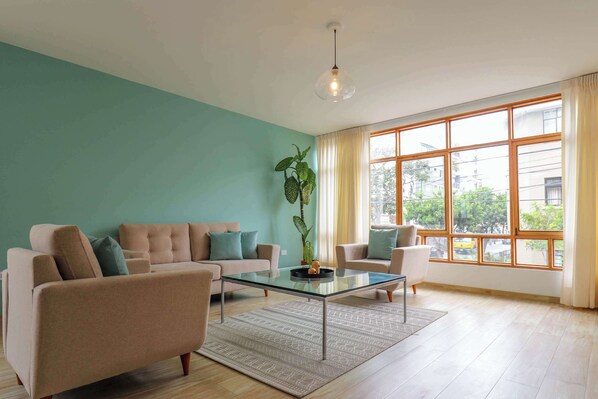 Vibrant living room