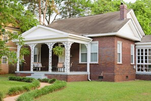 Built in 1925, this beautiful home has been FULLY renovated, leaving all the old charm and updating the areas that matter the most- bathrooms & kitchen. Everything is new! Plumbing, paint & electrical but trims and hardwood floors are all original.