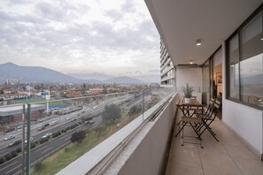 Enjoy breathtaking mountain views from your private balcony, perfect for morning coffee or evening relaxation.