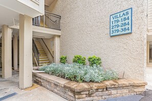 Welcome toSea Side Villas! Your beachside escape starts just up these stairs!