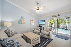 New furnishings and a Smart TV