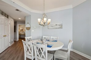 Dining Table with Seating for Six at 1403 SeaCrest