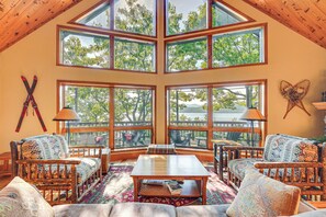 Great Room | Lakefront Views