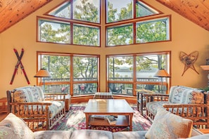 Great Room | Lakefront Views