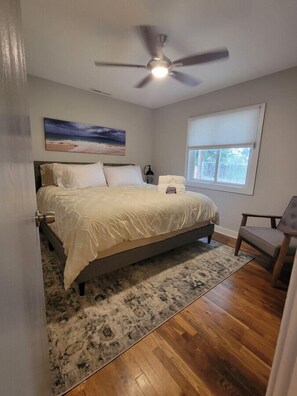 Bedroom 2 - King Bed w/ 50" Roku TV
