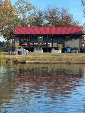 View from the paddle boat
