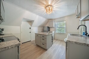 Large kitchen with island 