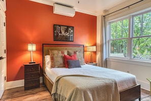 If you sleep w/curtains open, it feels like you're sleeping under the fir tree.