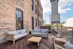 Ample lounge and dining seating.