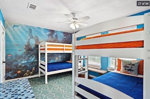 Bunk rooms.