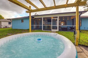 House Exterior | Inflatable Hot Tub