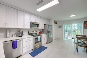 Kitchen | 2-Story Townhome | Central A/C