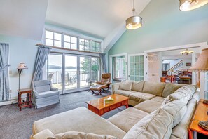 Living Room | Free WiFi | A/C Unit | Main Floor