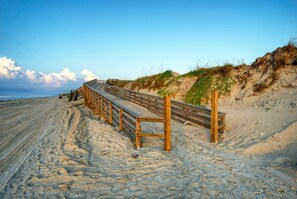 Easy beach access.
