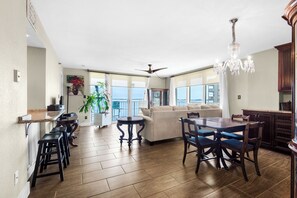 Spacious and open