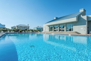 Take a dip in the Olympic-size community pool