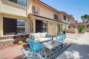 Private Front Patio | Outdoor Seating | Mountain Views