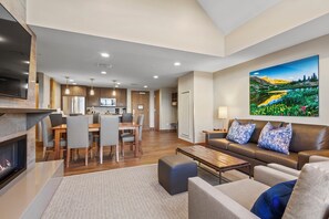 Living room with sofa sleeper