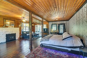 Bedroom Suite | Wood-Burning Fireplace