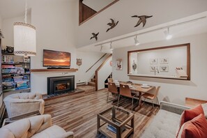 Indoors, Home Decor, Furniture, Living Room, Fireplace