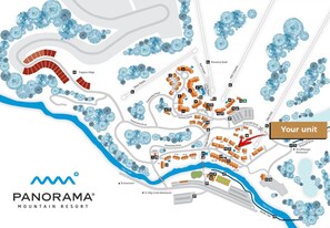 Ski-in/out access to Panorama resort's ski hill (passes not included.)
