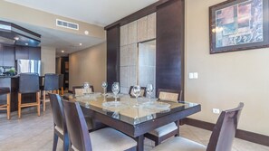 Elegant dining.