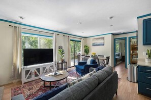 Relax in the spacious living area with family, friends or small group.